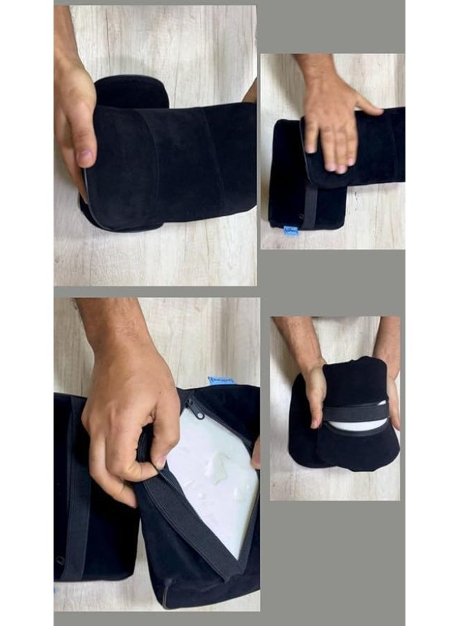 Car Headrest Pillow Set – Medical Foam Head and Neck Support Cushion for Car Seats, Comfortable Driving Aid, Washable, Ideal for Long Trips (2 Pieces) - Image 2